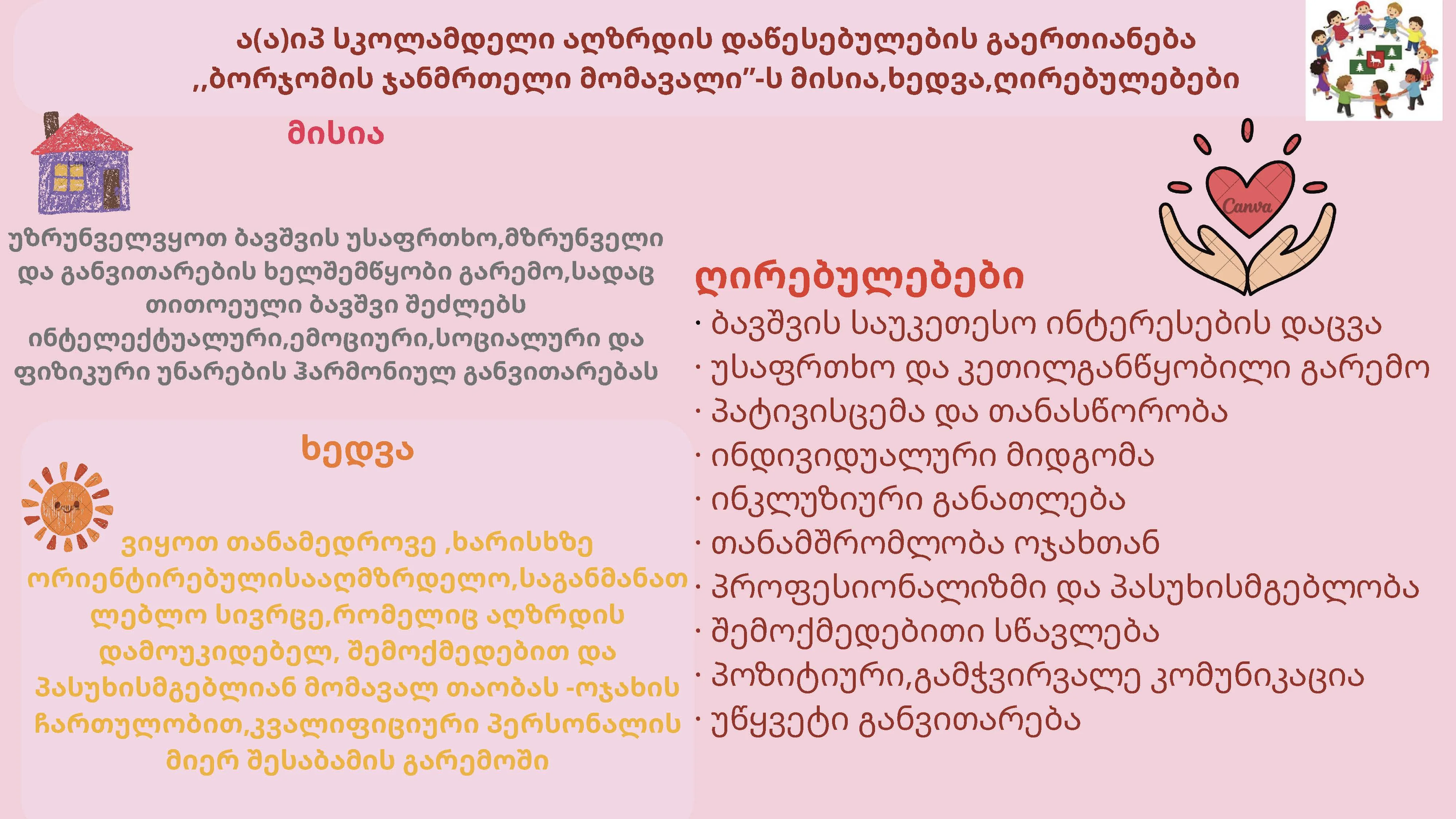 მისია ხედვა